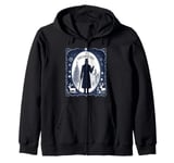 A Christmas Carol with Ebeneezer Scrooge Silhouette Zip Hoodie