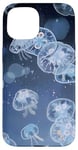 Coque pour iPhone 15 Aquarelle bleue en forme d'étoile de mer d'été