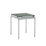 &Tradition - Sett Side Table LN11, Verde Guatemala/Dark Chrome - Sidobord - Luca Nichetto - Grön - Metall/Sten