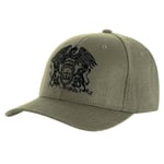 Queen Unisex Vuxen Crest Baseball Cap En Storlek Sand Sand One Size