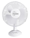 Farelek TF 300 Ventilateur de table 30 cm Blanc,40w