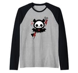 Skelanimals Diego The Bat Punk Heart & Lightning Icons Logo Manche Raglan