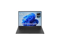 LG gram 16Z90R-G.AD75F - PC portable 16" 1199g, écran IPS QHD+ 16:10, Plateforme Intel Evo i7-1360P, RAM 32Go, SSD 512Go NVMe, Intel Iris Xe, Thunderbolt 4, Windows 11, Clavier AZERTY, Noir
