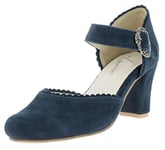 Hirschkogel 3005715, Escarpins Bout fermé Femme Bleu foncé 38 EU