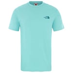 THE NORTH FACE M S/S Easy Tee Lagoon T-Shirt Homme Lagoon FR : S (Taille Fabricant : S)