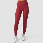 Ribbed Define Seamless Pocket Tights, Autumn Red