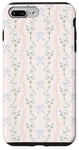 iPhone 7 Plus/8 Plus Cute Light Blue Bows Floral Flower Soft Pink Girl Coquette Case