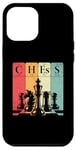 Coque pour iPhone 12 Pro Max Chess Player Strategy Mastermind Board Game Graphic