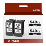 LIFOR PG-540XL 540XL Ink Cartridges Black Replacement for Canon 540 Ink Cartridges XL PG540XL PG540 PG-540 for Canon Pixma TS5150 MG3600 MG3650S TS5151 MG3650 MG4250 MX475 TS5100 MG3250 MG4200(2-pack)