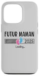 Coque pour iPhone 13 Pro Annonce Grossesse Maman 2025 Cadeau Futur Maman 2025 Annonce