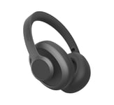 Fresh 'n Rebel Clam Blaze Casque Bluetooth Supra Auriculaire avec 80h d'autonomie, Microphone ENC, Réduction du Bruit du Vent, sans Fil, Charge Rapide, Multipoint Bluetooth (Noir)