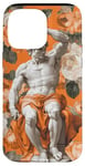 Coque pour iPhone 14 Pro Max Orange Pop Art Floral Masterpiece - Michel-Ange Creation