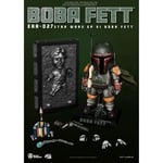 STAR WARS EP VI FIGURINE BOBA FETT & HAN SOLO 17cm EGG ATTACK BEAST KINGDOM