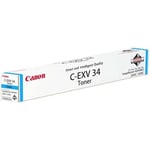 Original Canon C-EXV34 Cyan Toner Cartridge (3783B002AA)