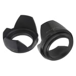 Oumij1 Plastic Flower Lens Hood - Petal Shape Screw Mount - Cameras Photography Lens Hood Replacement - for 62mm Filter Aperture Lens