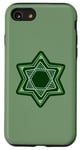 iPhone SE (2020) / 7 / 8 Green Star of David for Hanukkah | Am Yisrael Chai Case