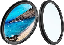 Heysliy 67mm UV Filter-Camera Filters with Super-clear AGC Optics Glass/Durable Frame/Easy-to-clean Multi Coating, Impact Resistant Camera Lens Protector Filters for Sony, Nikon, Canon, DSLR