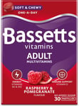 Bassetts Vitamins Adult Raspberry & Pomegranate Flavour Multivitamins 30 Gummy