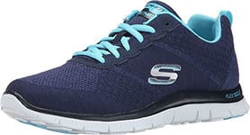 Skechers (SKEES) - Flex Appeal- Simply Sweet - Baskets Sportives, femme, bleu (nvlb), taille 39.5