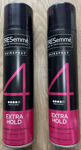 2 x Tresemme Extra Hold Longlasting Finish Fast Drying Hairspray 400ml - NEW UK