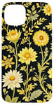 Coque pour iPhone 15 Plus Tournesols Jaune Jardin Femme Fille Fleurs Motif Amoureux