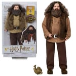 Harry Potter poupée articulée Rubeus Hagrid avec chemise, gilet, ceinture et accessoire dragon, à collectionner, jouet pour enfant, GKT94