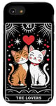 iPhone SE (2020) / 7 / 8 Tarot Card Mystic Cats | The Lovers Valentines Day Couples Case