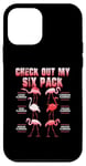 Coque pour iPhone 12 mini Pink Flamingo Découvrez mon pack de six Funny Gym Bodybuilding