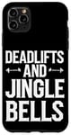 iPhone 11 Pro Max Funny Deadlifts and Jingle Bells Santa Claus Gym Fitness Pun Case