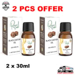 2X RIGEL - 100% Herbal Jamican Black Castor Oil | Caster Oil For Hair Care -30ml