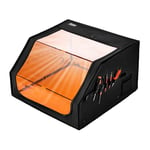 VEVOR Boîtier Protection de Graveur Laser, 800x800x500 mm, Ignifuge, Fumée et Bruit Isolés, Protection des Yeux, avec Ventilateur d'Extraction et Tuyau, Convient à la Plupart de Machine à Graver Laser