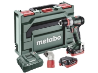 Metabo PowerMaxx BS 12 BL Q Pro 601045920 Sladdlös borrmaskin 12 V 4 Ah litium inkl. extra batteri, inkl. laddare, borstlös