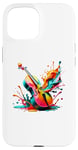 iPhone 15 Splash Art Cello Instrument Orchestra Cellist Cellists Case