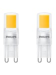 Philips LED-glödlampa Capsule 2W/827 (25W) 2-pack G9