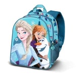 Disney La Reine des Neiges 2 (Frozen 2) Lovely-Sac à Dos 3D Elite, Turquoise, 26 x 31 cm, Capacité 8 L