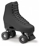 Roces RC1 Classic Roller Patins à Roulettes, Pour Femmes et Homme, Quad Skates Adulte, Noir, 45