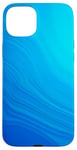 Coque pour iPhone 15 Plus Bleu minimaliste