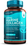 Marine Collagen Tablets 1400mg Enhanced with Hyaluronic Acid - Hydrolysed Colla