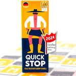 GUATAFAC Quickstop - Le Duel de Lettres - Jeu de Cartes pour Adolescents et Adultes - Rapide et Fou - 2 à 7 Joueurs - Jeu de Cartes à partir de 10 Ans - Jeu de Famille