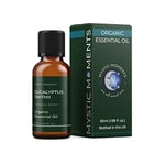 Mystic Moments | Organic Eucalyptus Smithii (Gully Gum) Essential Oil 50ml - Pure & Natural oil for Diffusers, Aromatherapy & Massage Blends Vegan GMO Free