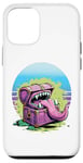 iPhone 12/12 Pro Monster chest sharp teeth long tongue horror fantasy monster Case