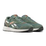 Reebok Unisex GL1100 Running Shoes, Escape Green/Chalk/Pump Orange, 4 UK