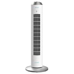 Cecotec Ventilateur Colonne EnergySilence 8090 Skyline. Hauteur 33’’ (84 cm), Oscillant, Moteur en Cuivre, 3 Vitesses, Minuterie 8 Heures, 60 W.