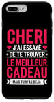 Coque pour iPhone 7 Plus/8 Plus Tee Shirt Saint Valentin Cheri Amour Amoureux Couple Humour