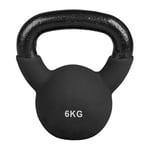 UPFIT - Kettlebell, haltère - Kettlebell 6kg - Poids: 6kg - Couleur: Noir - Prise en main facile et confortable - Robuste - Facile à utiliser & à ranger - Pour les exercices de renforcement musculaire