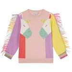 Stella McCartney Kids Genser Med Frynser Rosa | Rosa | 8 years