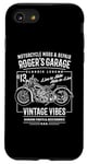 iPhone SE (2020) / 7 / 8 Roger's Garage Vintage Motorcycle Design for the Name Roger Case