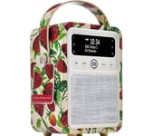 VQ Monty Portable DABﱓ Bluetooth Radio - Emma Bridgewater Strawberries, Red,Cream,Patterned