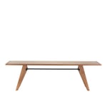 Vitra - Table S.A.M. Bois, Längd 200 cm, Naturlig ek - Matbord - Jean Prouvé - Brun - Trä