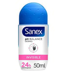 Sanex Dermo Invisible Dry Antiperspirant Roll On Deodorant 50ml